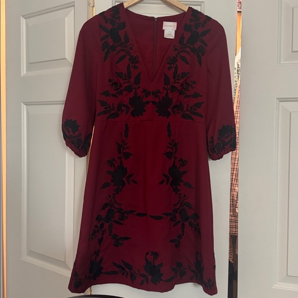 foxiedox Dresses & Skirts - Foxiedox Dark Red/Sangria Red/Wine Red Knee-Length Dress, size Small